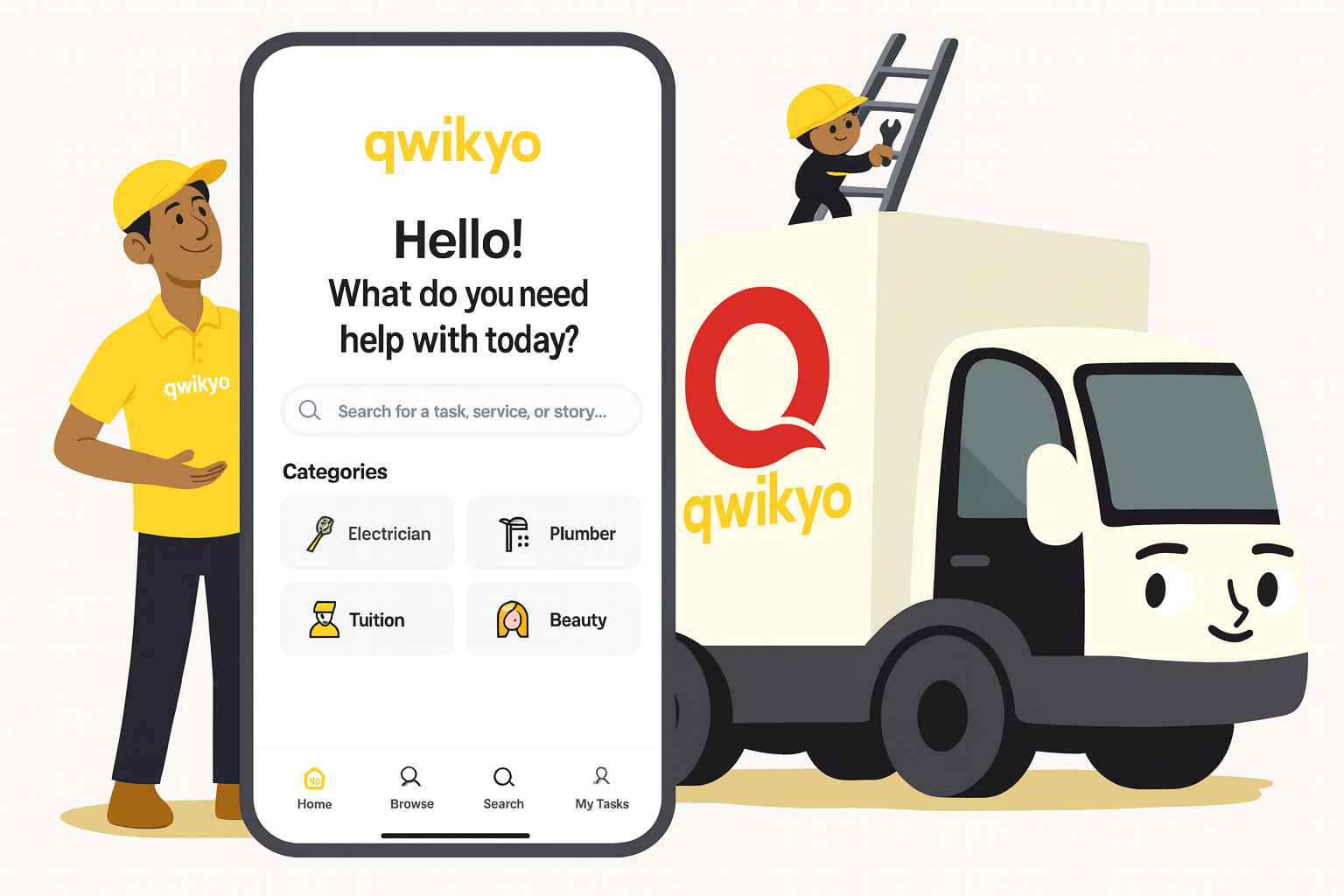 Qwikyo Skills on Wheels Van